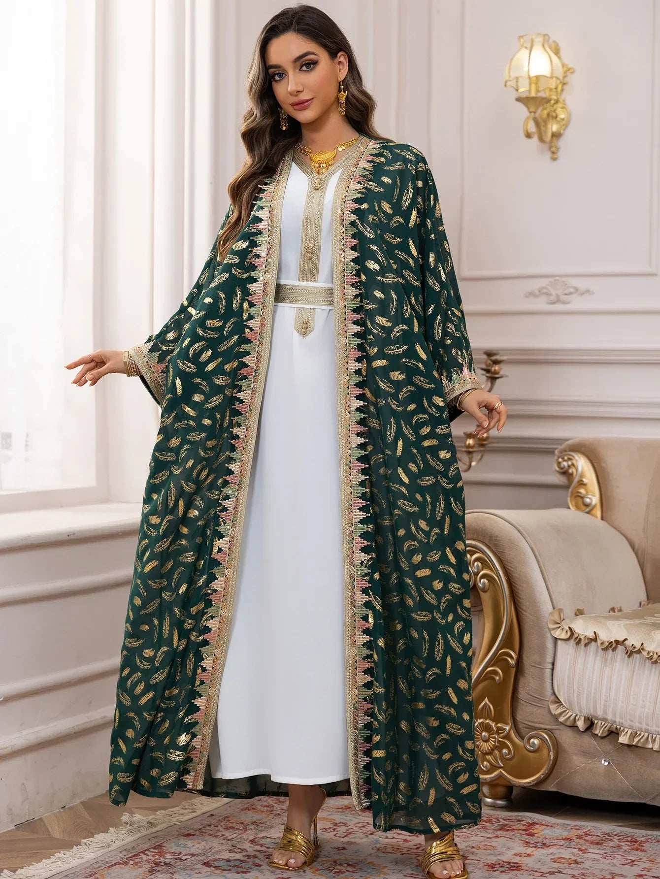 Regal 3-Piece Abaya Set - Abaya Vida