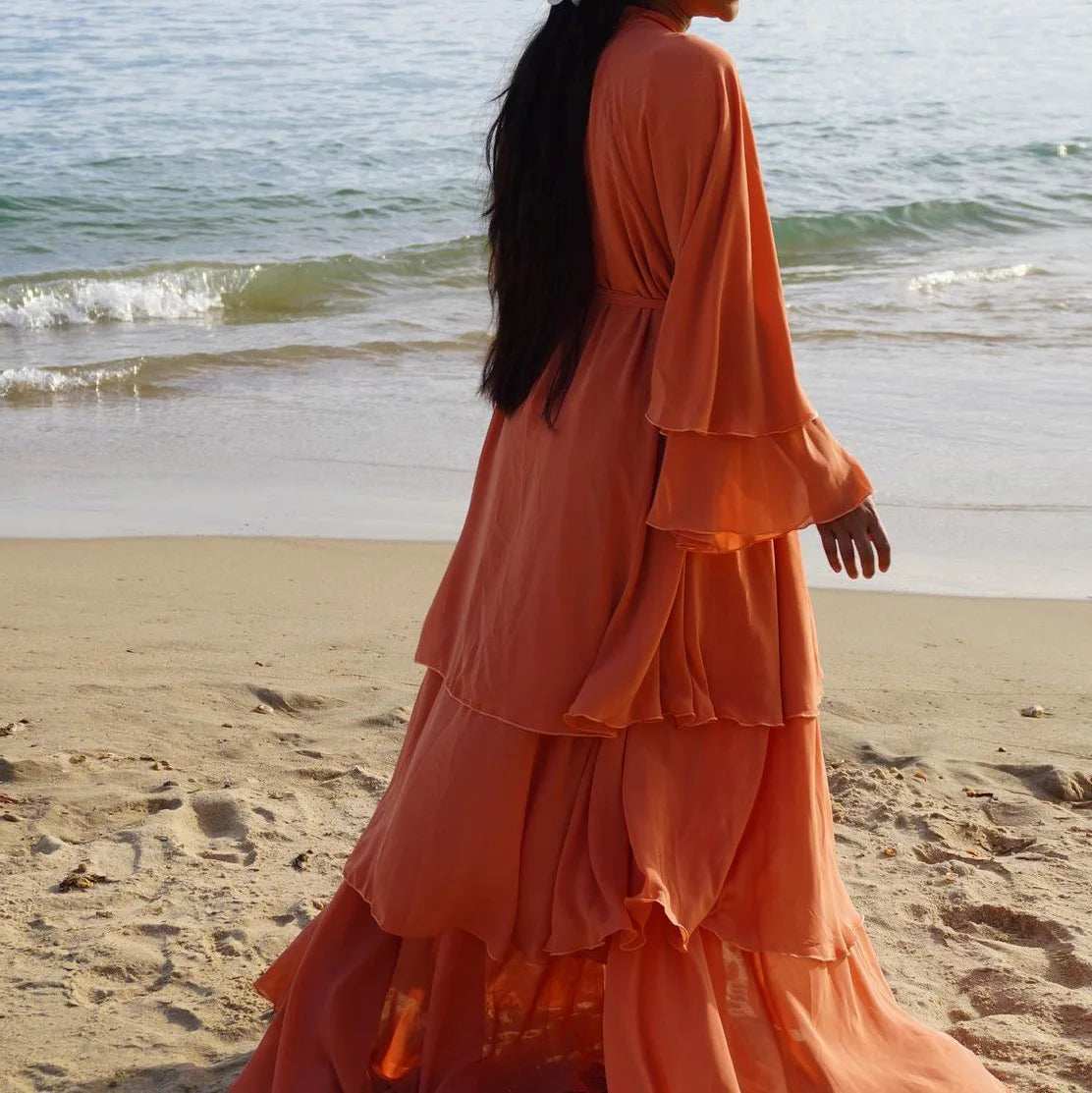 Lightweight Chiffon Abaya - Abaya Vida