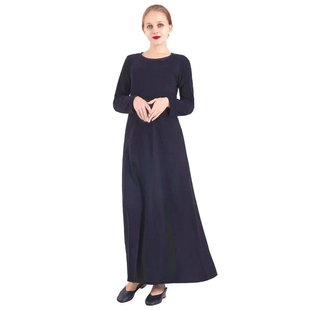 Belted Embroidered Abaya - Abaya Vida