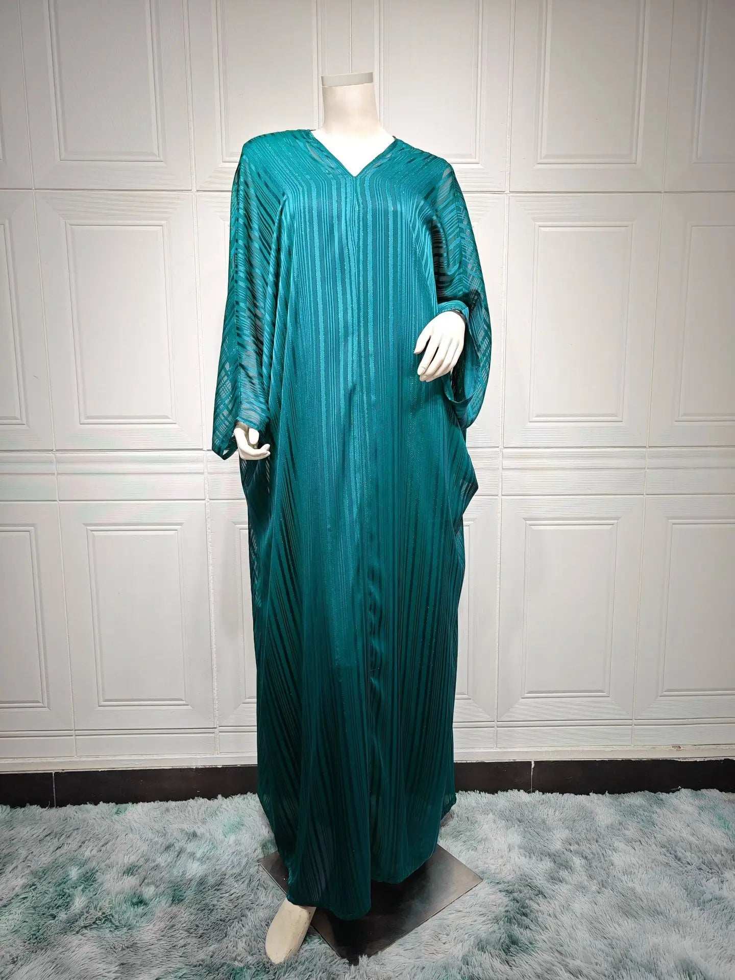 Shiny Two-Piece Abaya Set - Abaya Vida