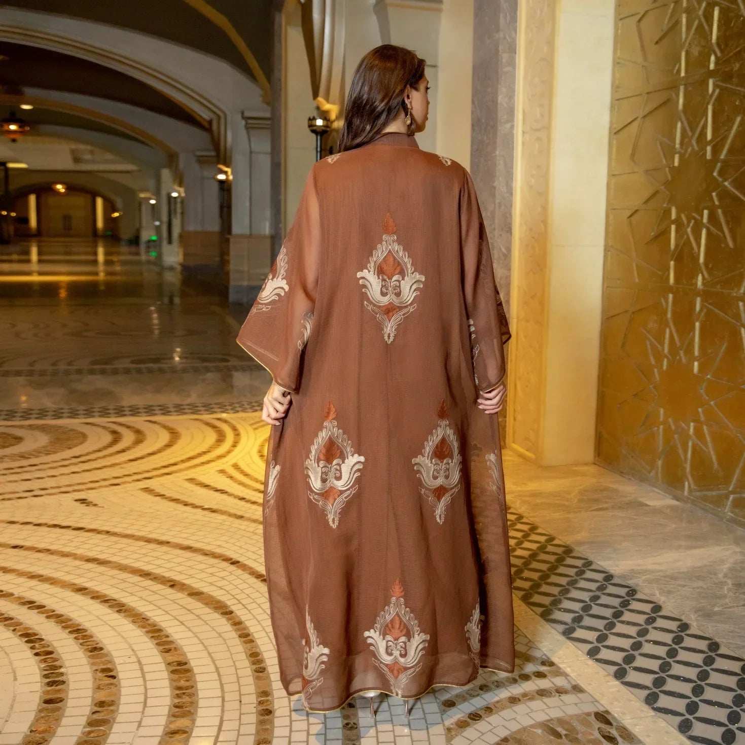 Midnight Radiance Abaya - Abaya Vida