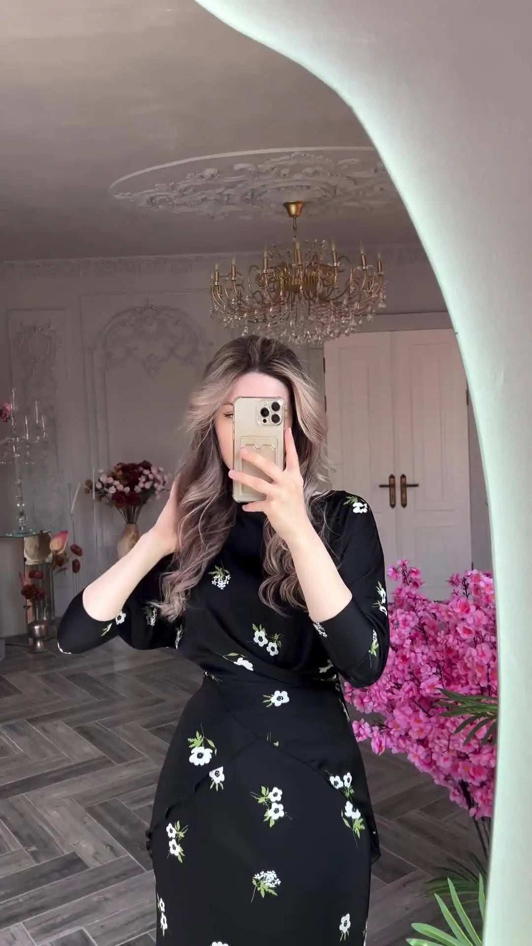 Desert Breeze Printed Abaya Suit - Abaya Vida