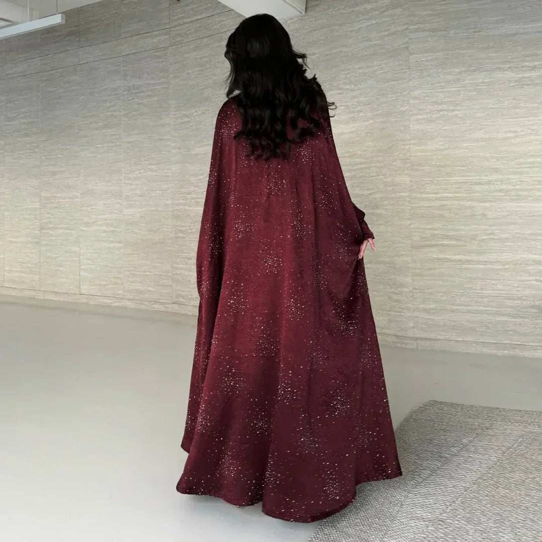 Satin Grace Abaya - Abaya Vida