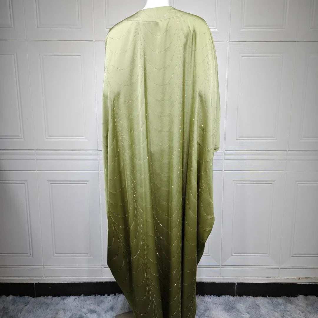 Diamond Satin Abaya - Abaya Vida