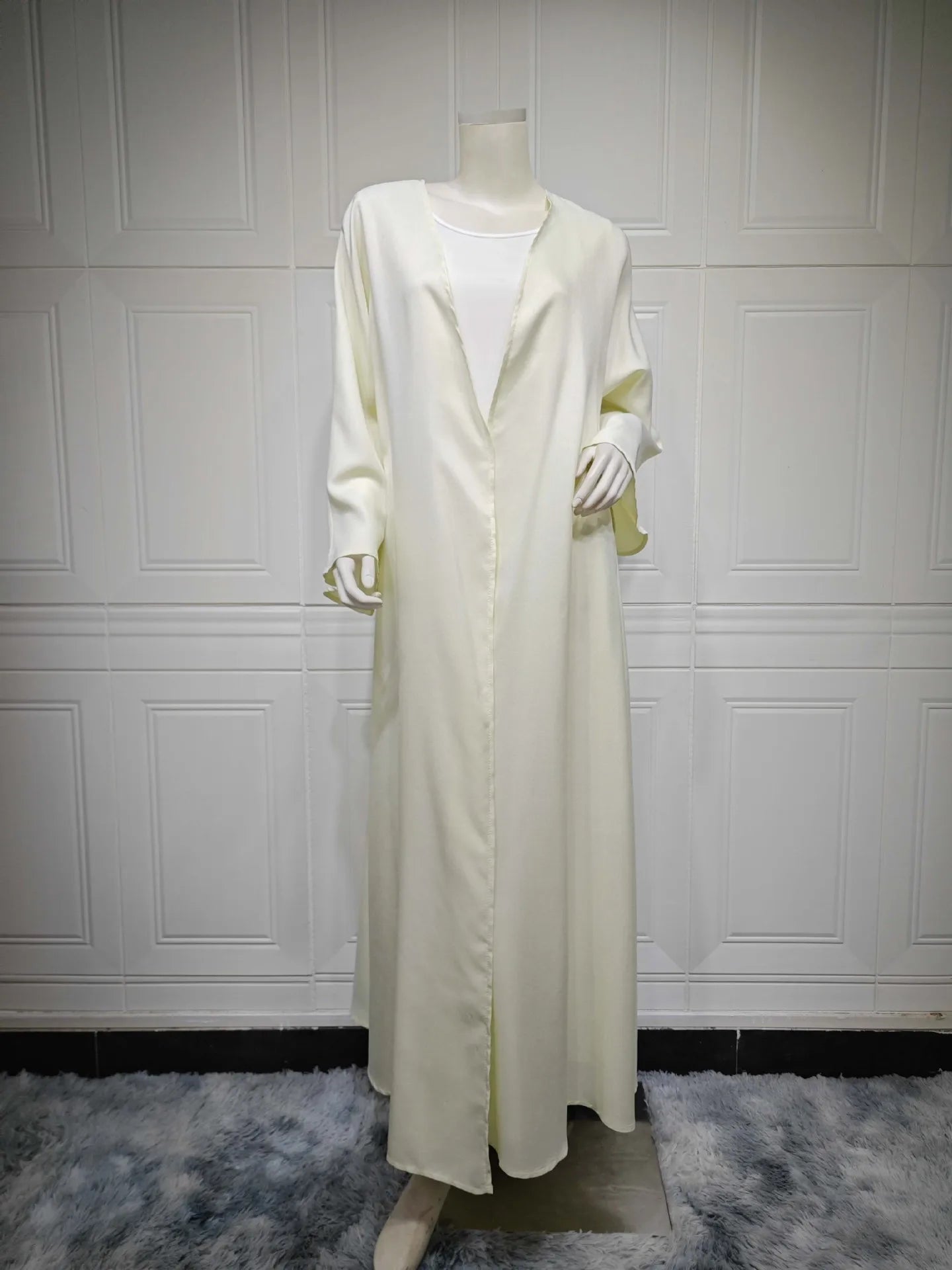 Eid Cardigan Robe – Wide Draped Open Front Abaya | AbayaVida