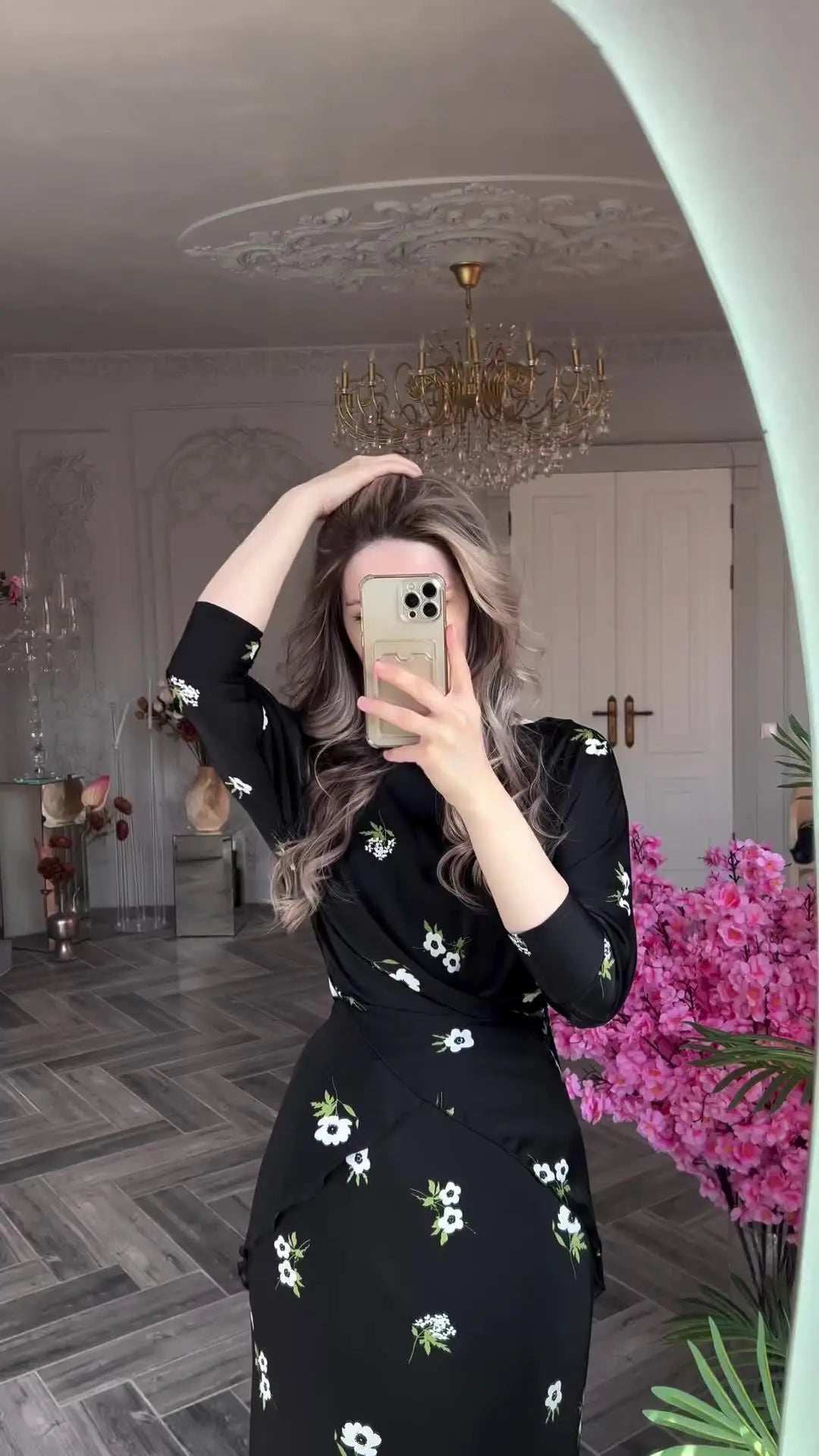 Desert Breeze Printed Abaya Suit - Abaya Vida