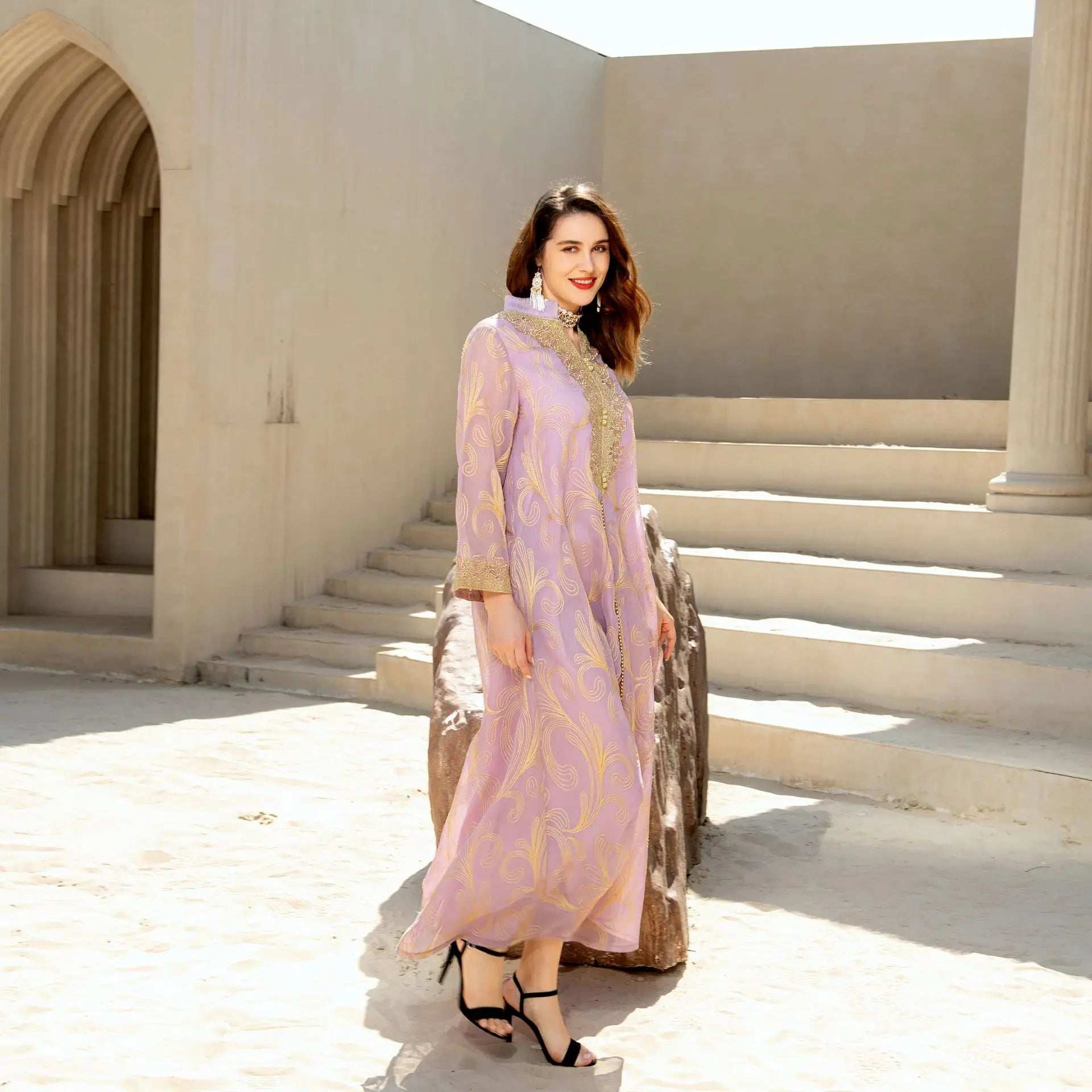 Elegant Wedding Kaftan Abaya - Abaya Vida