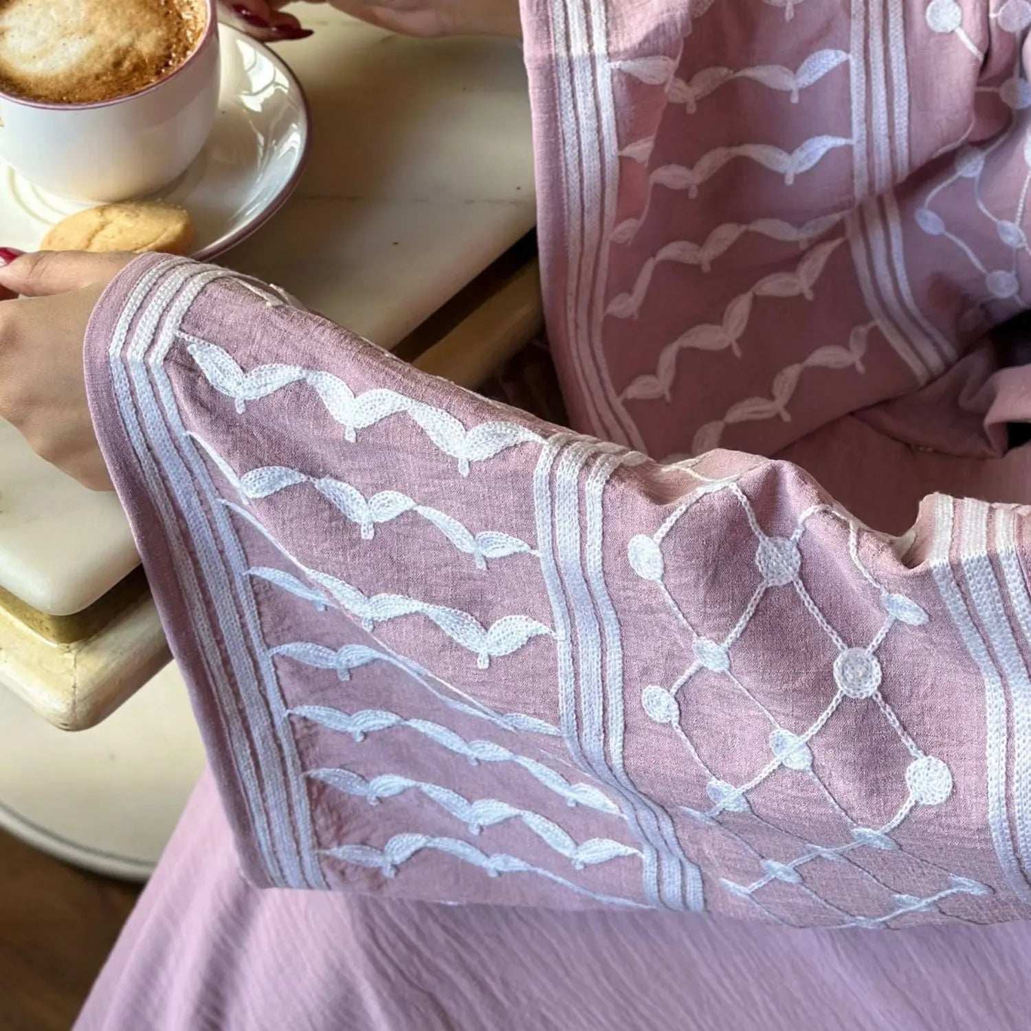 Zahra Embroidered Abaya - Abaya Vida