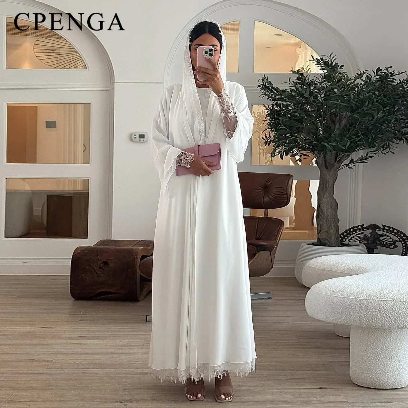 Luxe Chiffon Abaya Set - Abaya Vida