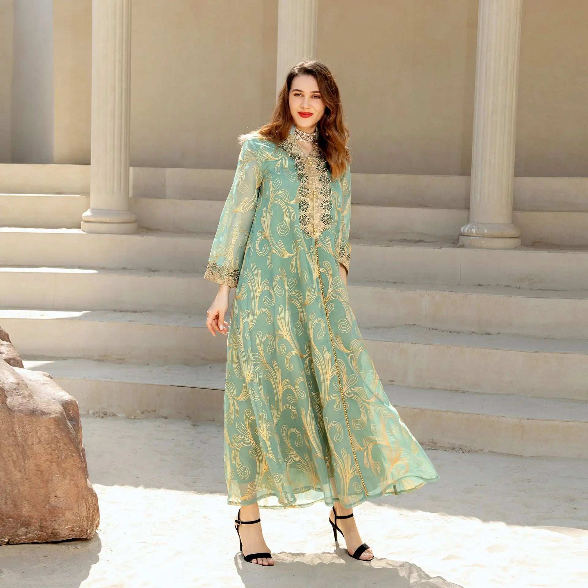 Elegant Wedding Kaftan Abaya - Abaya Vida