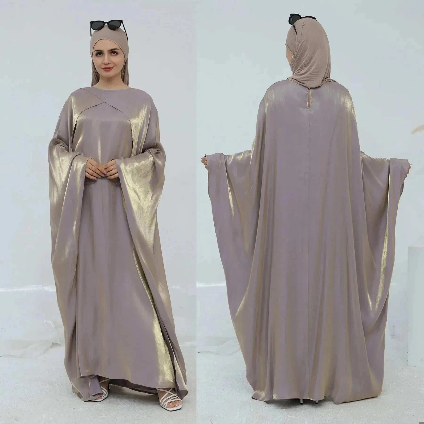 Aurora Maxi Abaya – Elegant Full-Length Closed Occasion Maxi -  Skin w/o Headscarf / M -  Abaya Vida