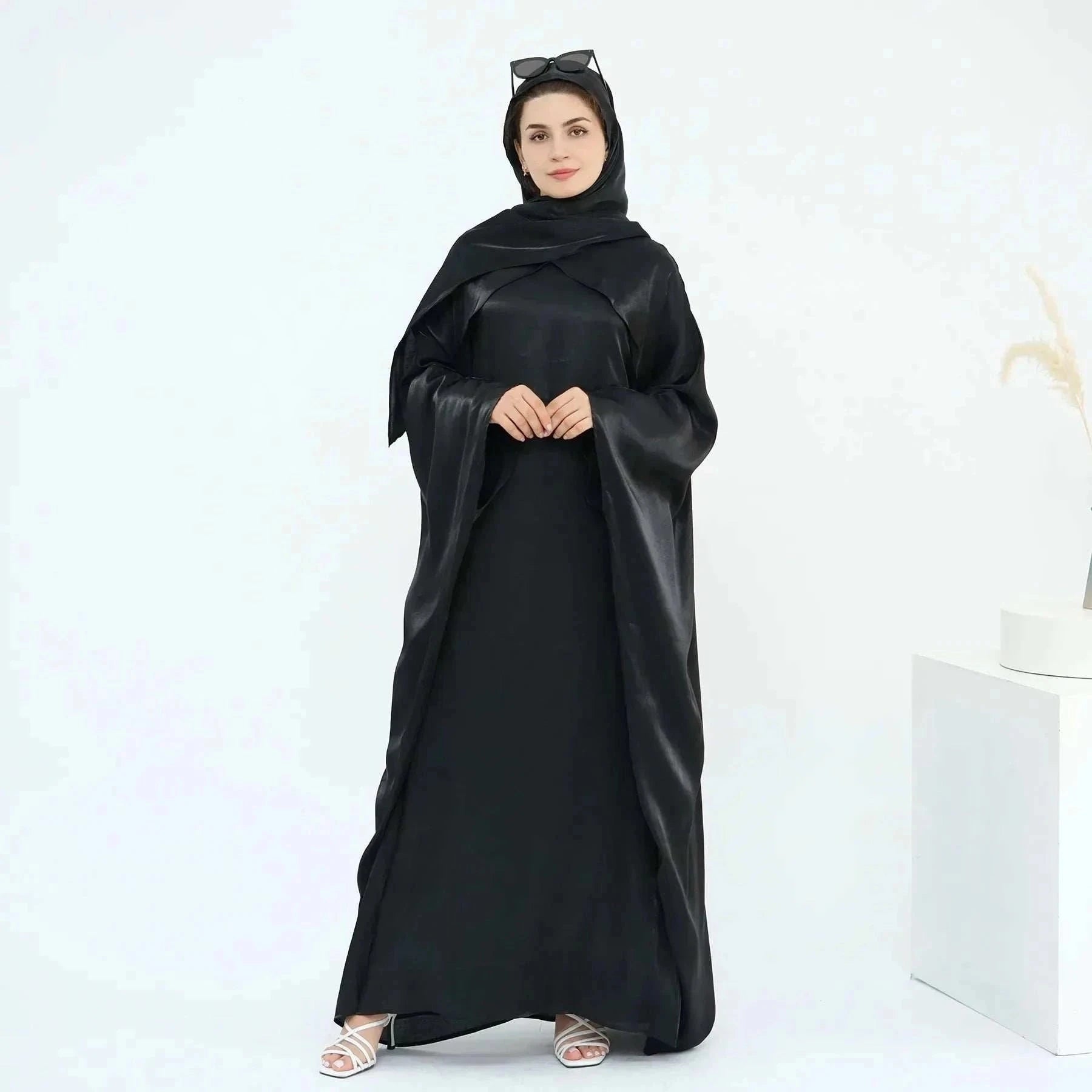 Aurora Maxi Abaya – Elegant Full-Length Closed Occasion Maxi -  Skin w/o Headscarf / M -  Abaya Vida