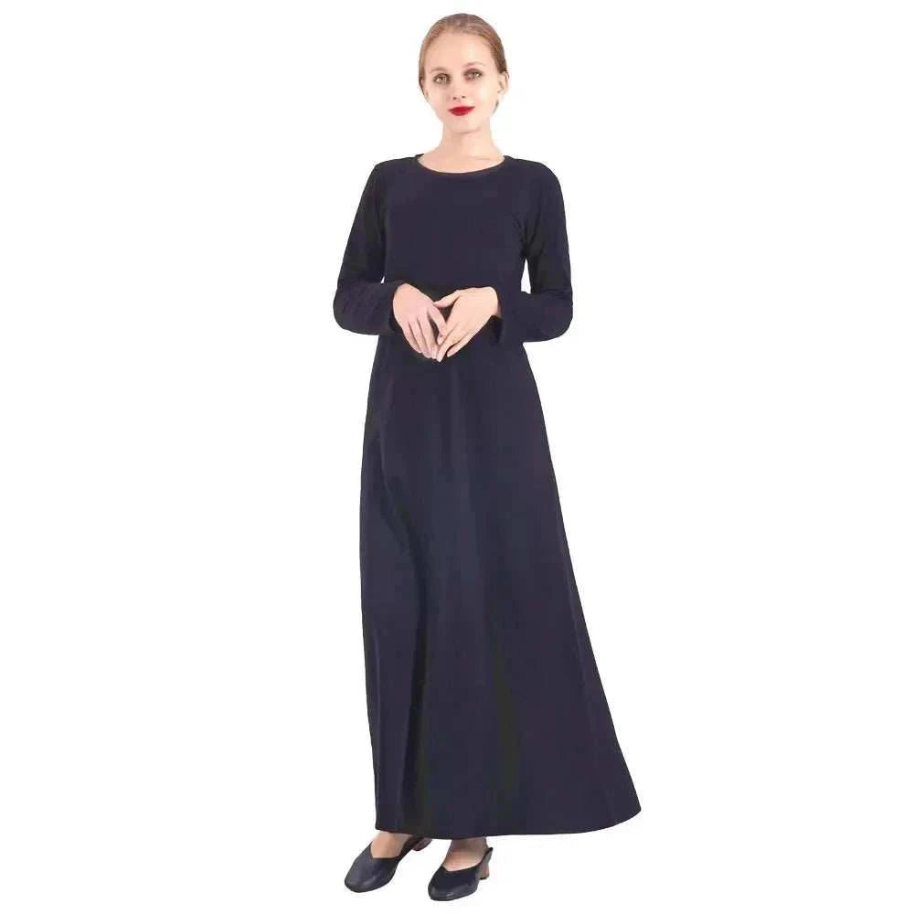 Belted Embroidered Abaya – Luxury Open Front Kimono Abaya -  Black-Golden / S -  Abaya Vida