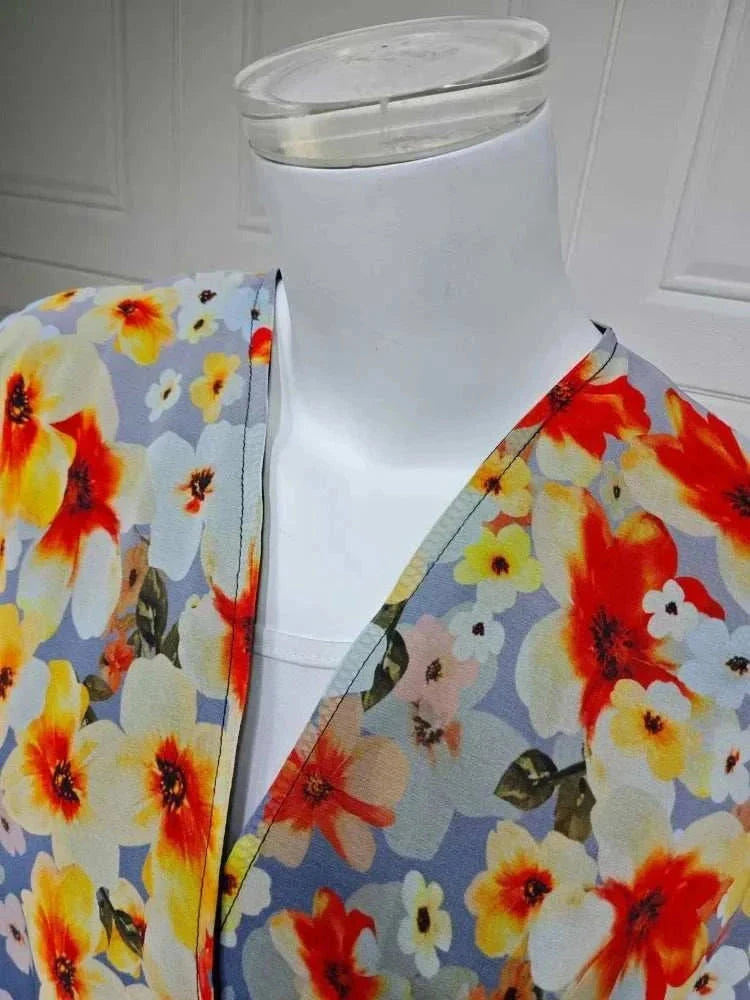 Bloom Print Abaya – Floral Print Open Modest Maxi Abaya -  Default Title -  Abaya Vida