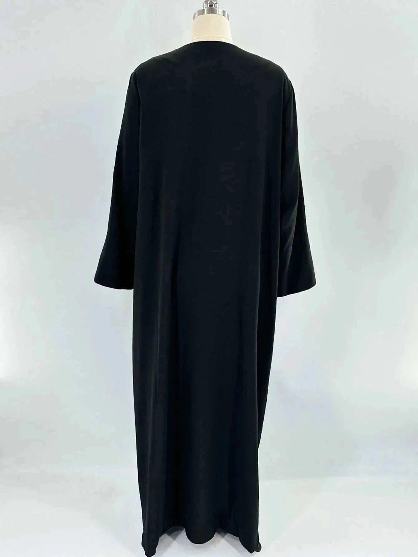 Dubai Kimono Cardigan Abaya – Luxury Loose Fit Open Abaya -  Default Title -  Abaya Vida
