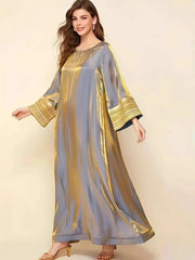 Reflective Lace Abaya – Lightweight Travel-Friendly Loose Fit -  S -  Abaya Vida