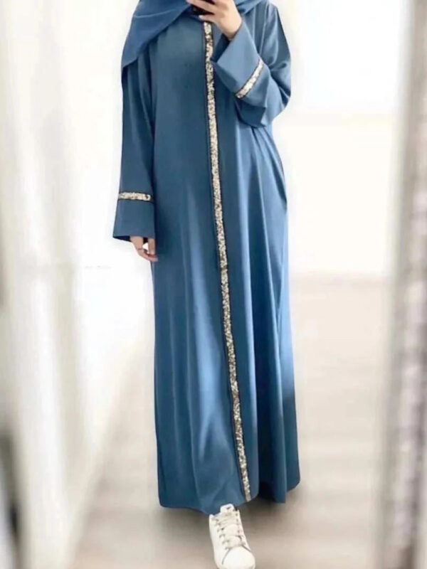Arabian Style Abaya – Dubai Inspired Chiffon Modest Abaya -  Light Brown / S -  Abaya Vida