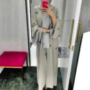 Embroidered Kimono Abaya – Beaded Open Kimono Modest Abaya -  S -  Abaya Vida