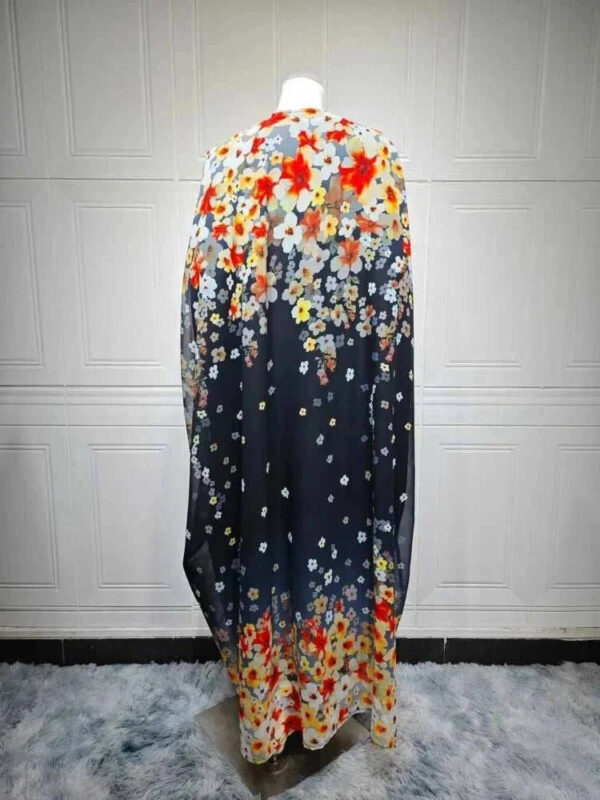 Bloom Print Abaya – Floral Print Open Modest Maxi Abaya -  Default Title -  Abaya Vida